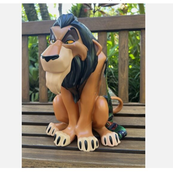 Disney Other - Disney Parks Animal Kingdom Lion King Scar Popcorn Bucket Light Up Eyes NEW